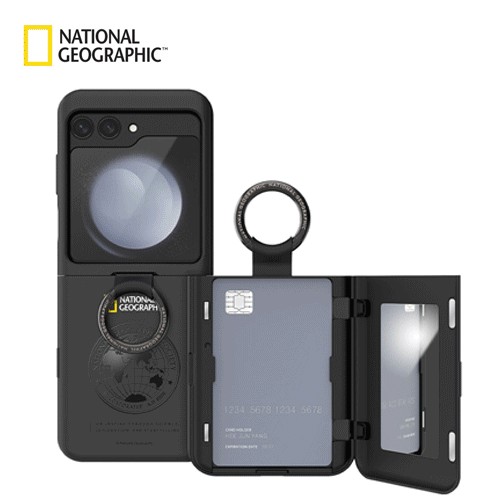 내셔널 지오그래픽 글로벌씰 카드2장수납 마그네틱 Z플립7 FE 6 5 4