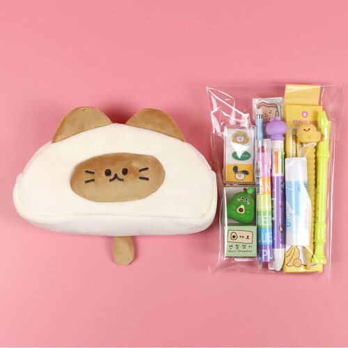 iws 냥냥이 필통필기구세트 11종 쇼핑백증정